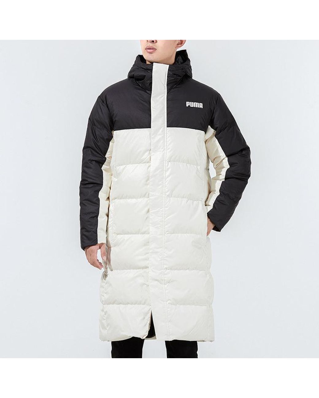 PUMA Black Puffer Coat Jacket for men