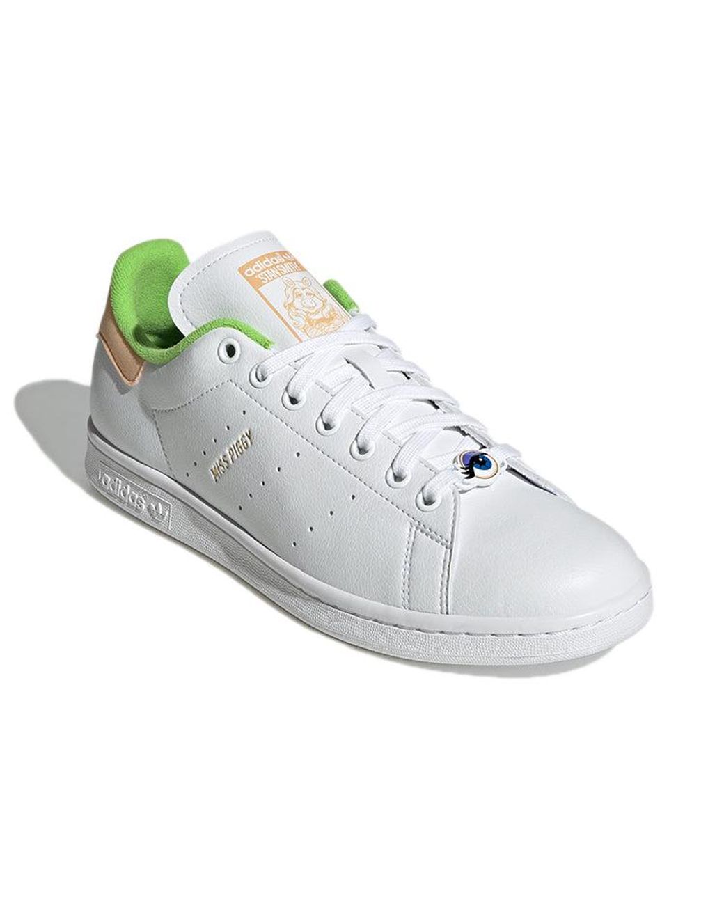 Adidas White Disney X Stan Smith 'Miss Piggy & Kermit' for men