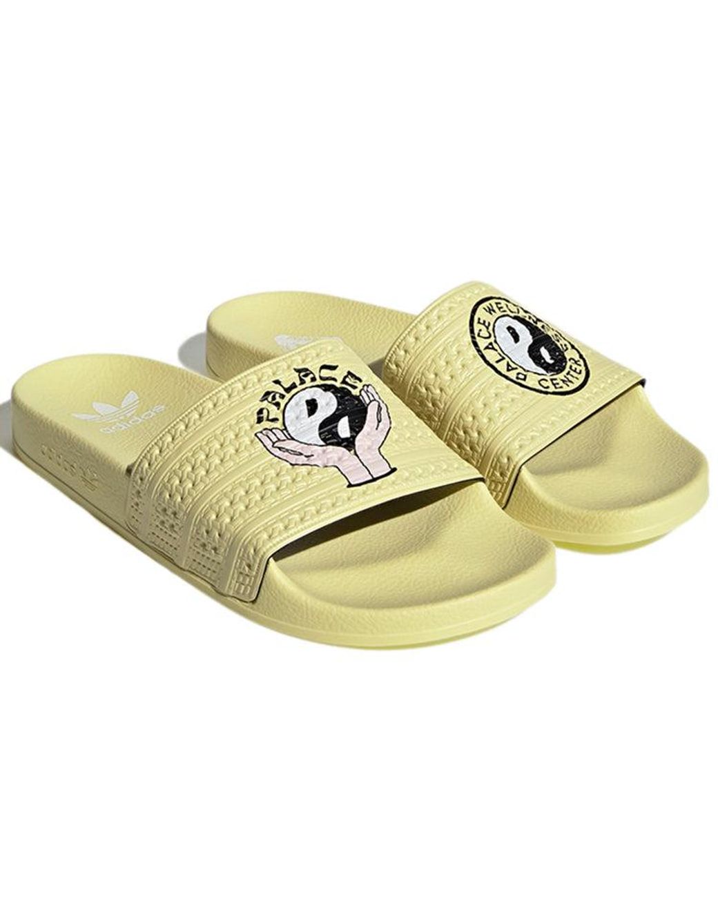 Adidas Yellow Palace X Slides 'Wellness' for men