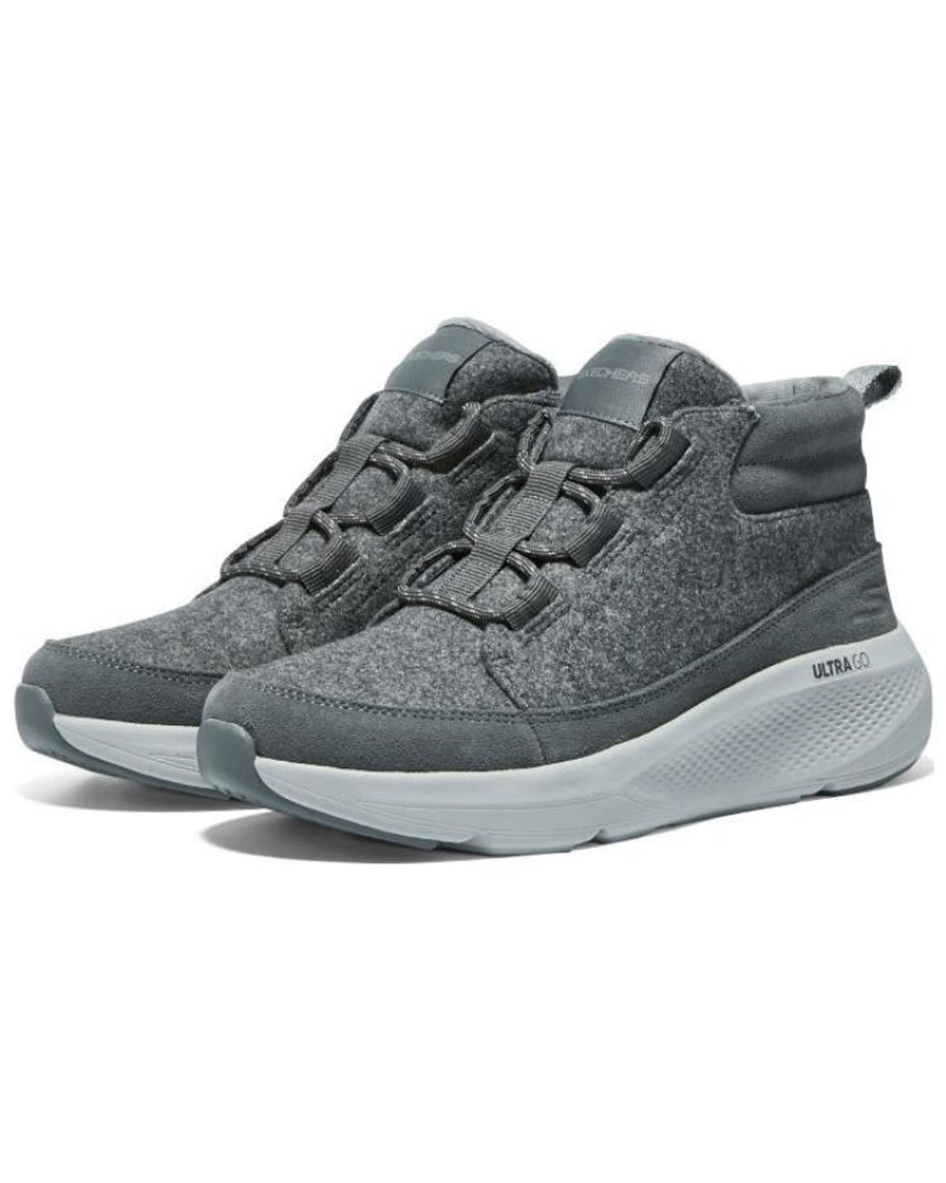 Skechers Gray (Wmns) Ultra Go Shoes