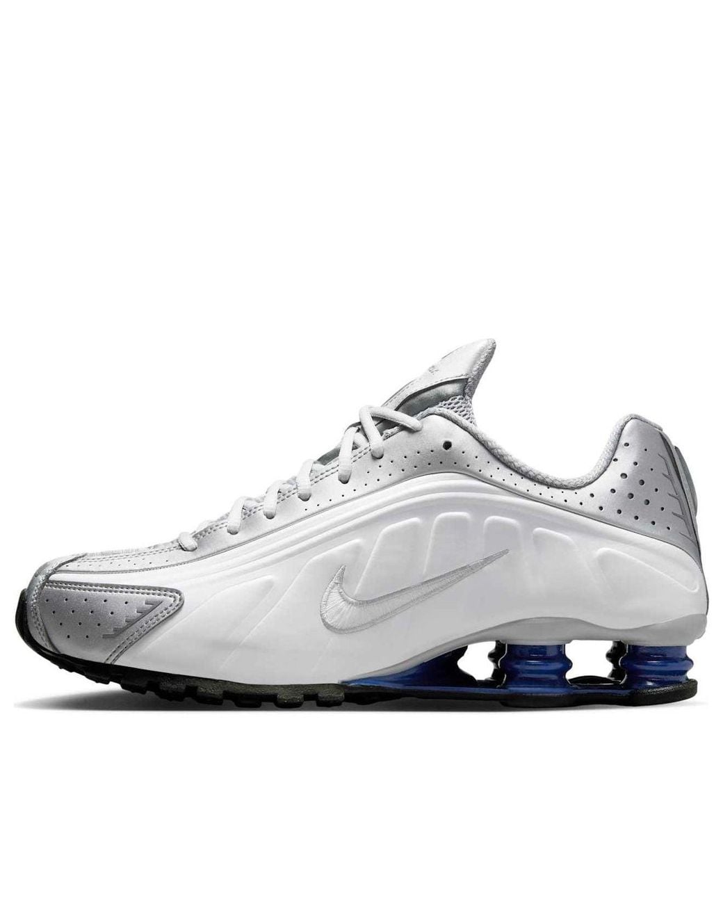 Nike White Shox R4 'Metallic Royal' for men