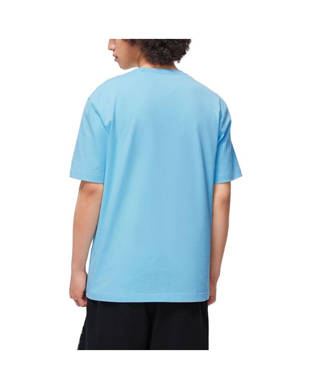 Li-ning Blue Small Tree Graphic T-Shirt 'Light' for men