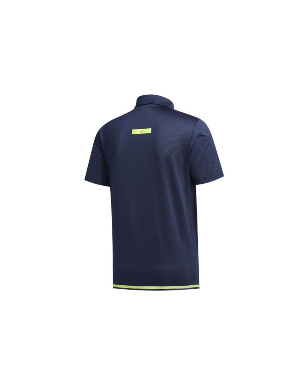 Adidas Blue Solid Color Casual Short Sleeve Polo Shirt for men