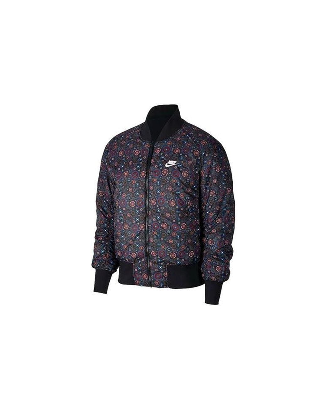 Nike Blue Reversible Aviator Casual Sports Padded Jacket for men