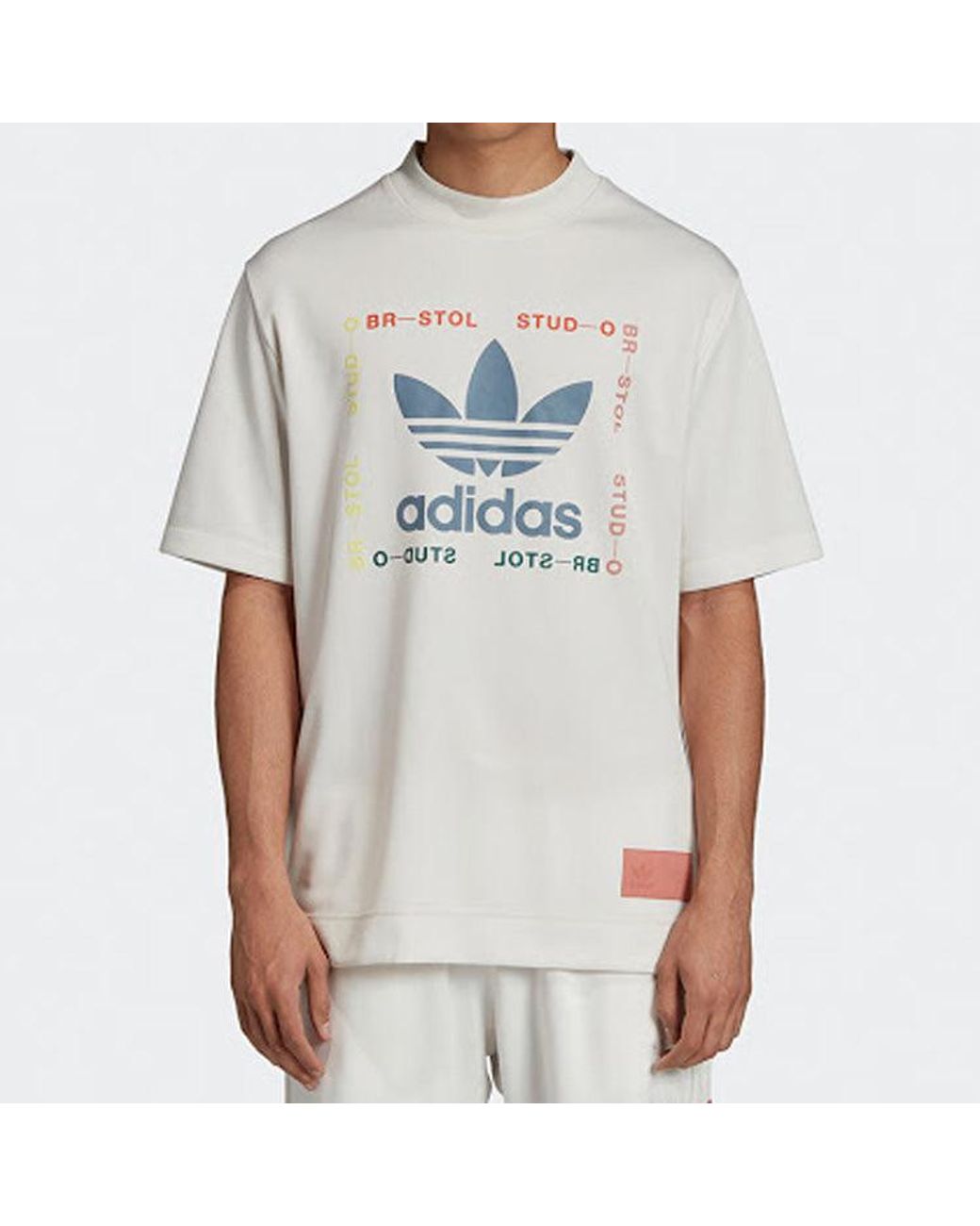 Adidas White Originals Bristol Shirt Short Sleeve for men