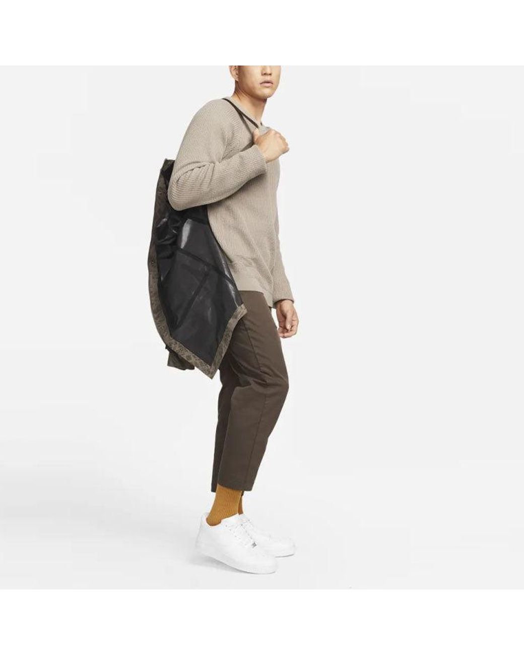 Nike Brown Storm-Fit Adv Tech Pack Casual Sports Hooded Long Sleeves Jacket for men