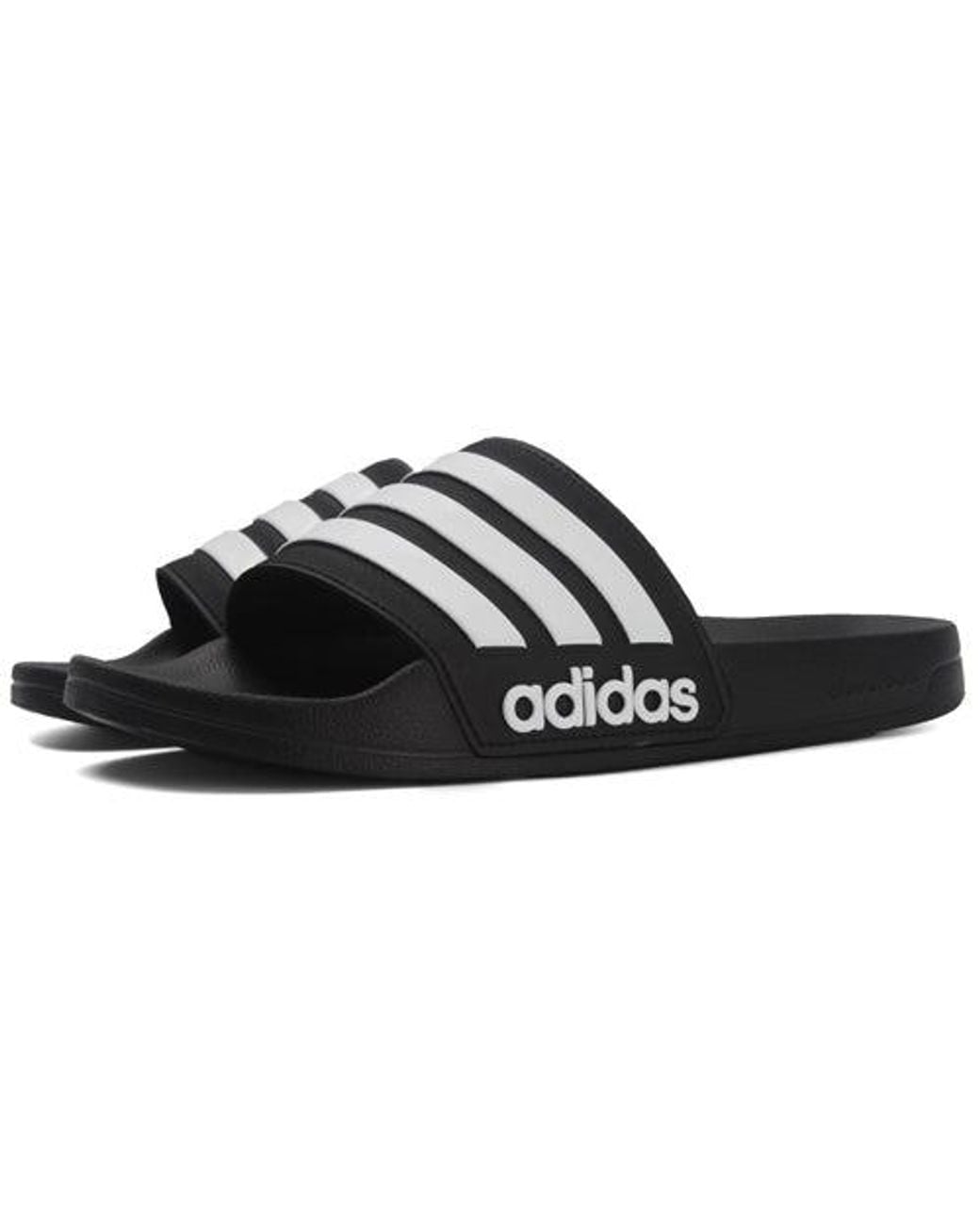 Adidas Black Adilette Cf Slides 'Core' for men