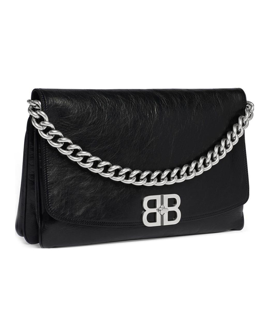 Balenciaga Black (Wmns) Bb Soft Large Flap Bag
