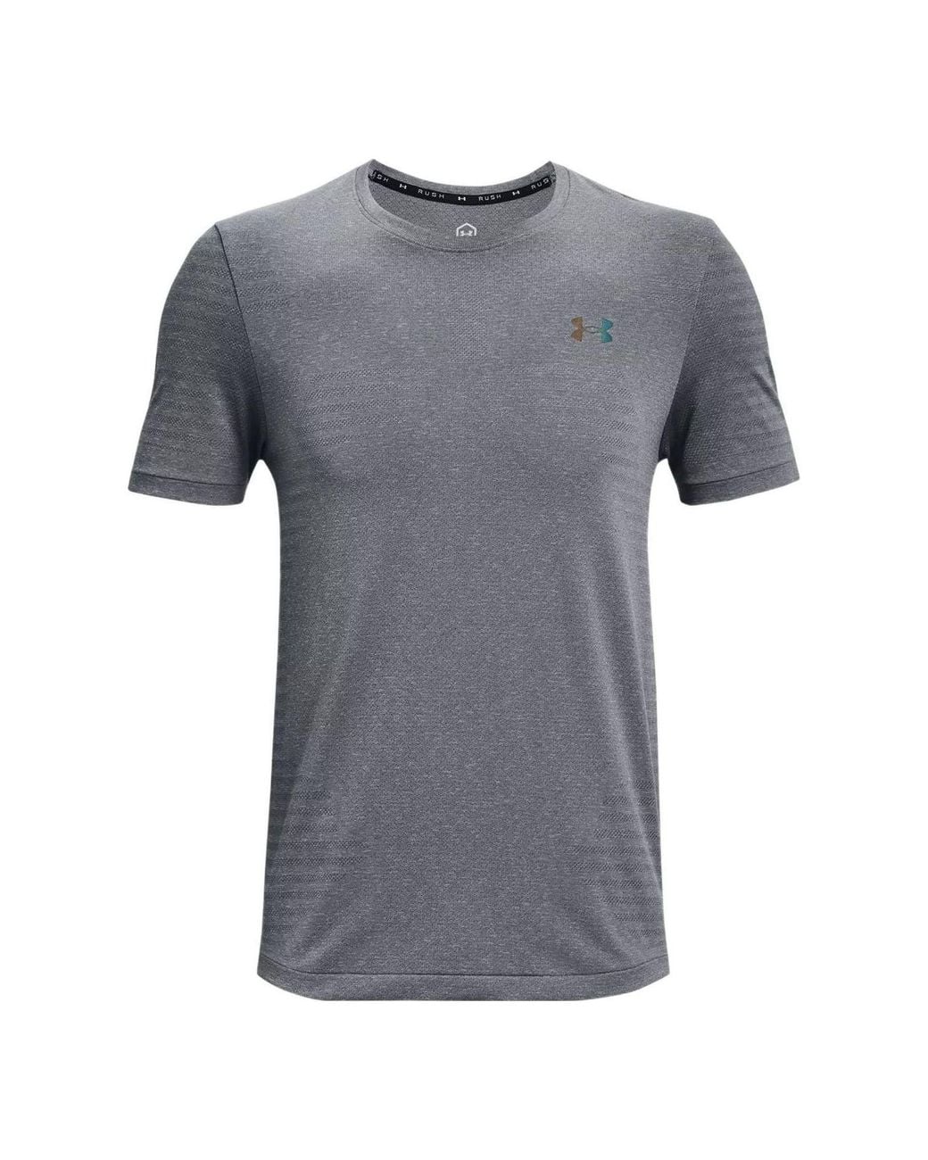 Under Armour Gray Rush Seamless T-Shirt for men
