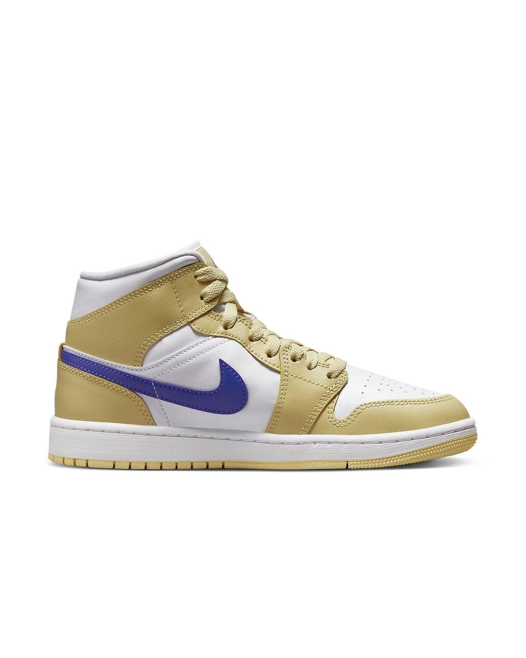 Nike Blue (Wmns) 1 Mid 'Lemon Wash'