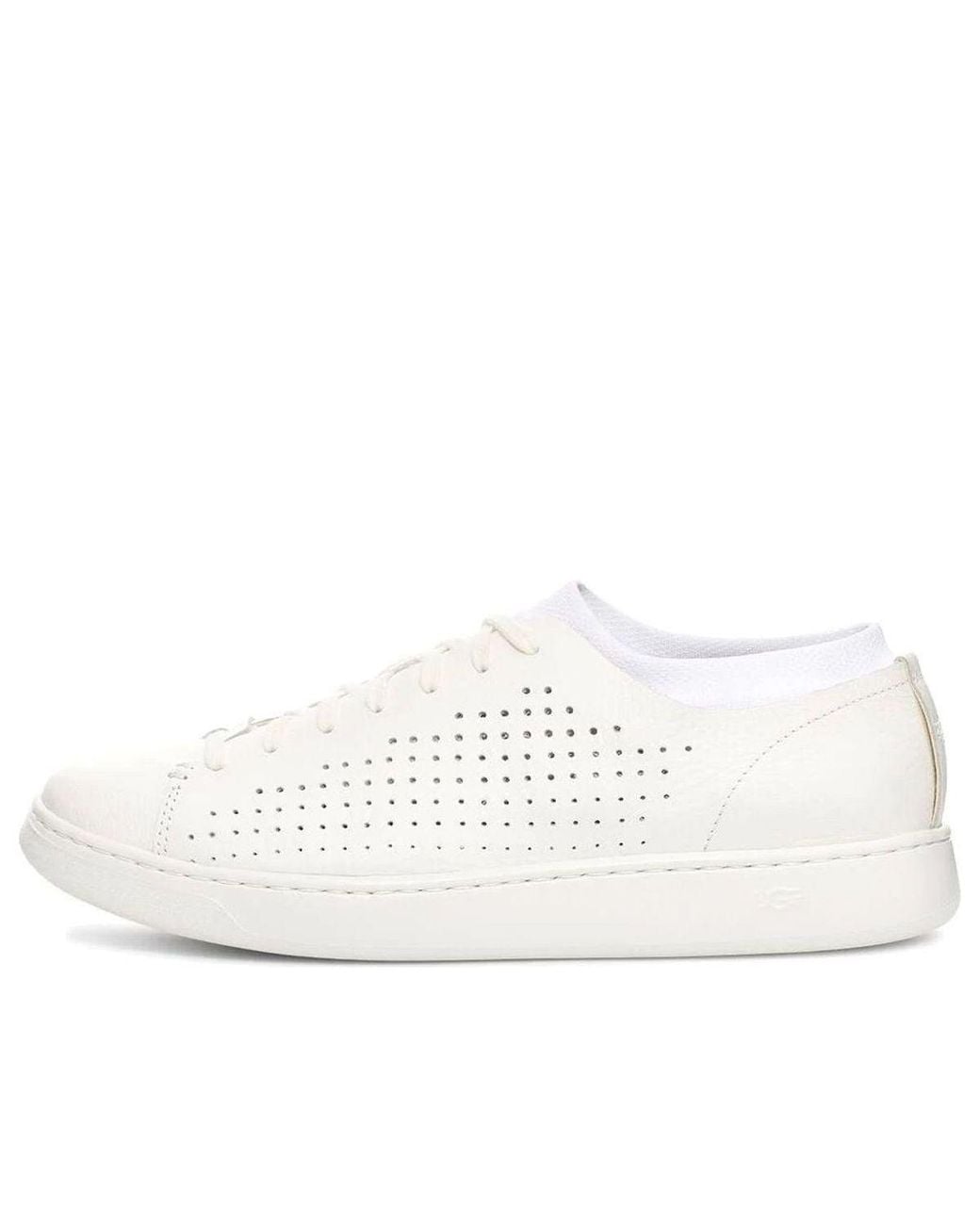 Ugg White Pismo Cozy Casual Sports Low Tops Skateboarding Shoes for men