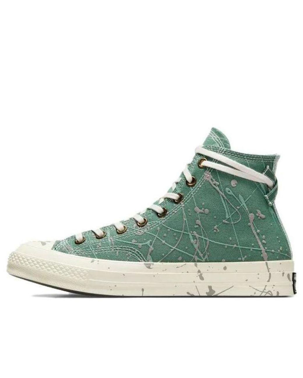 Converse Green Chuck 70S High Top Paint Splatter 'Admire Elm' for men