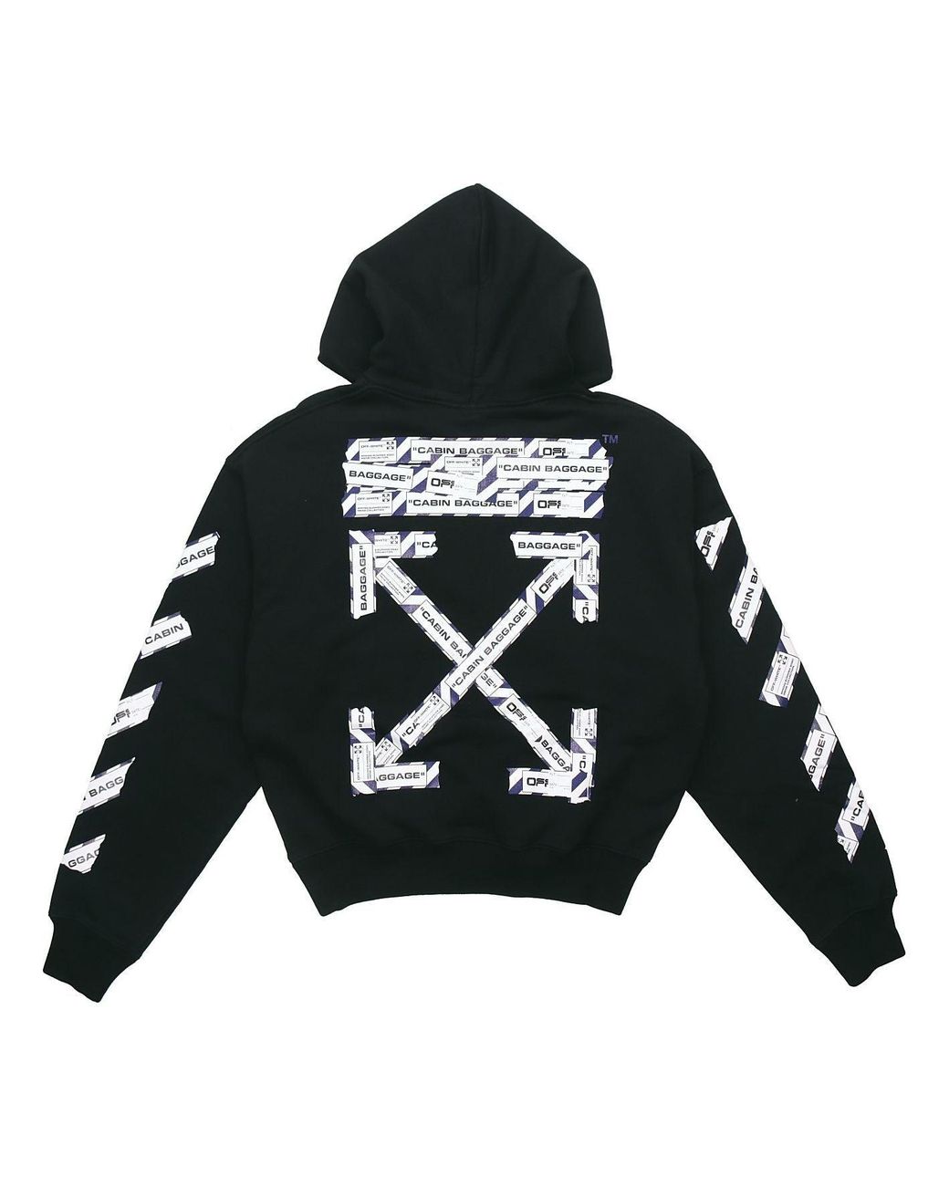 Off-White c/o Virgil Abloh Black Back Arrow Printing Loose for men