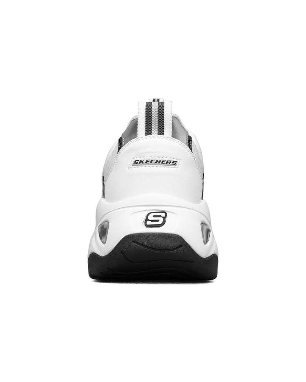 Skechers White D Lites 3.0 Low-Top Running Shoes for men