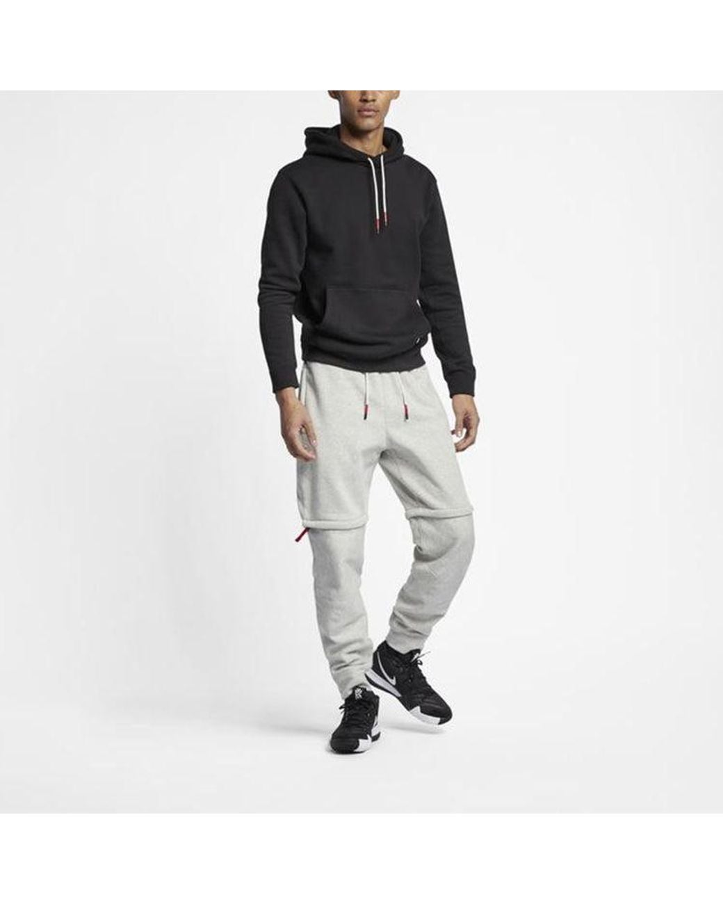 Nike Black Kyrie Kyrie Irving Basketball Sports Fleece Lined for men