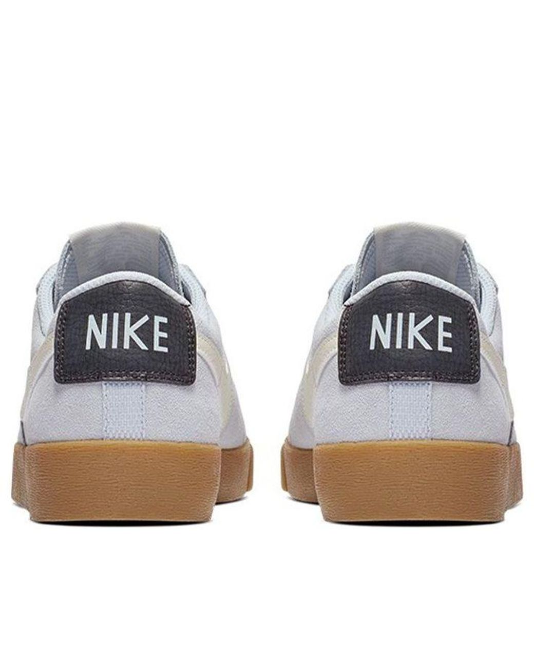 Nike White (Wmns) Blazer Low Sd 'Half'