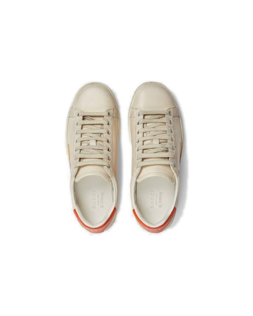Gucci Natural X Disney Ace Leather Sneaker