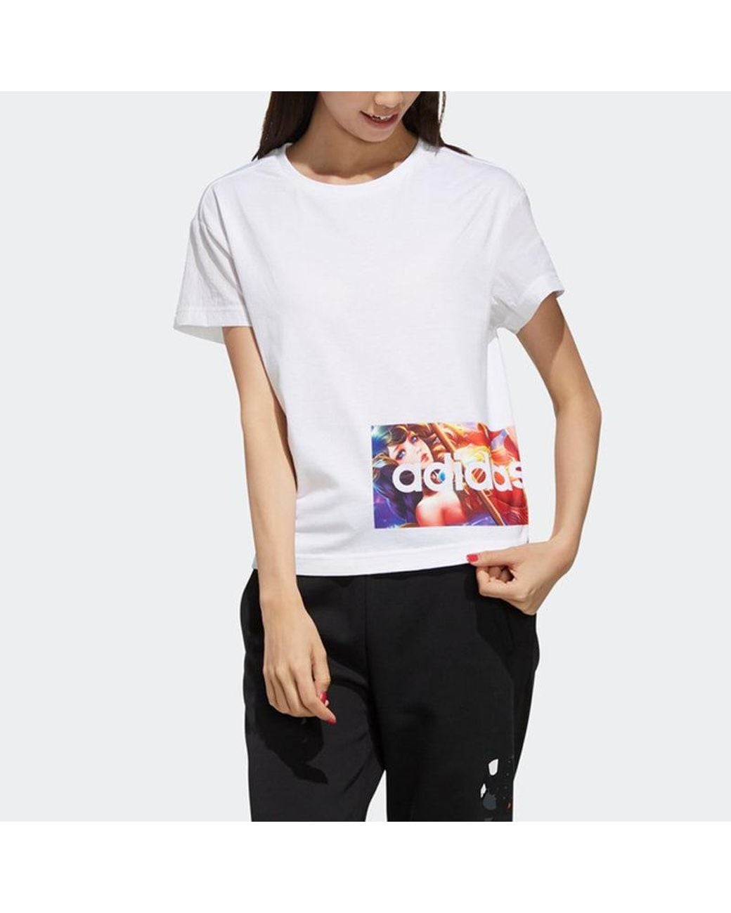 Adidas White (Wmns) Neo X King Of Glory Tee