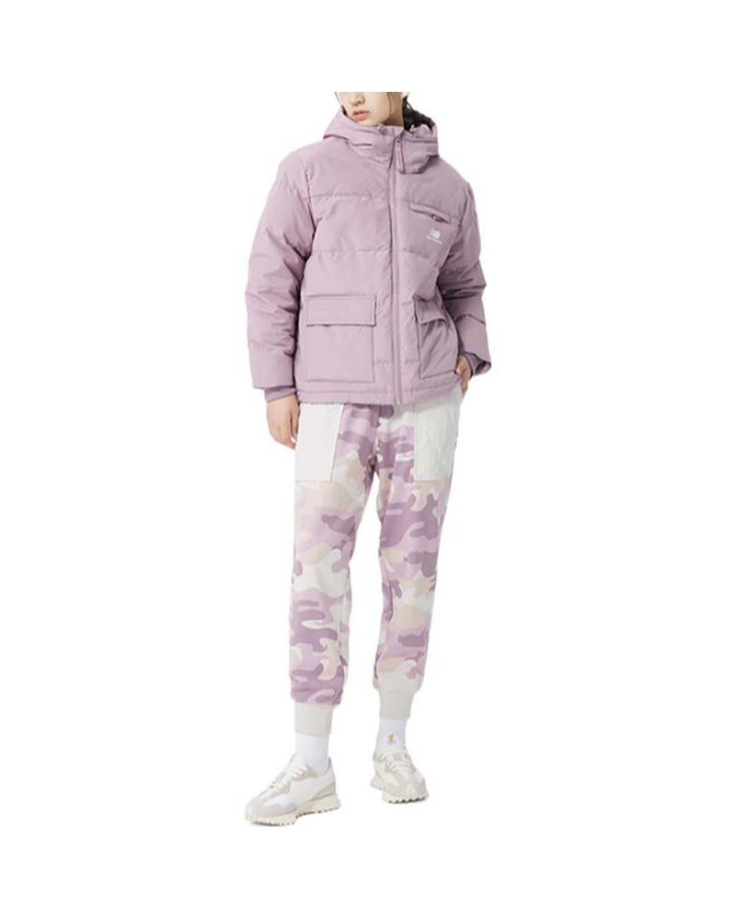 New Balance Purple (Wmns) Classic Puffer Jacket