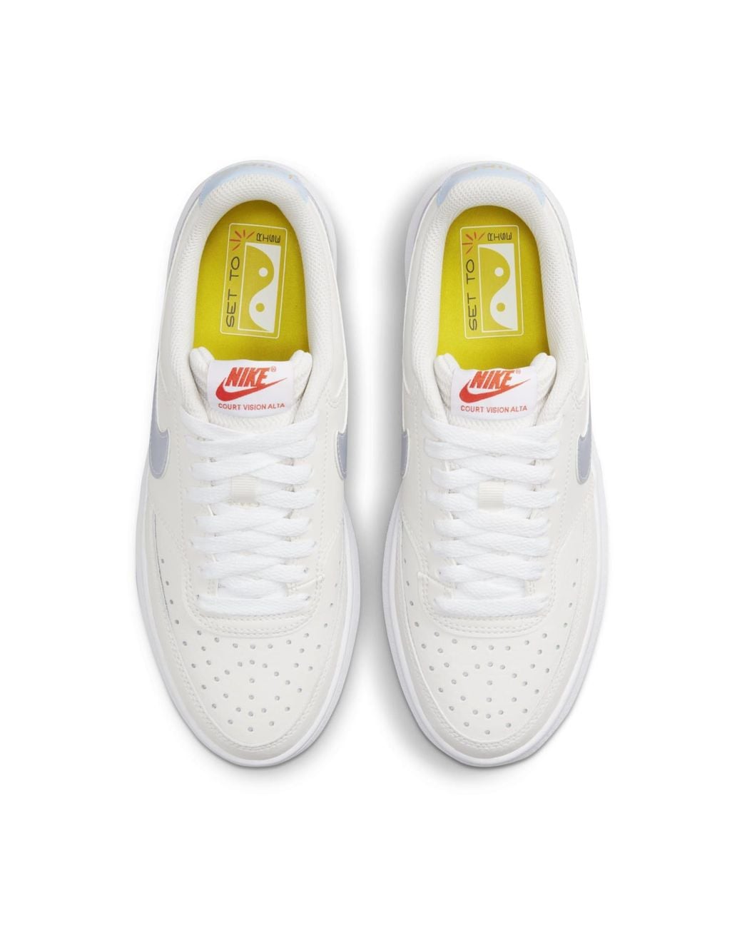 Nike White (Wmns) Court Vision Alta 'Phantom'