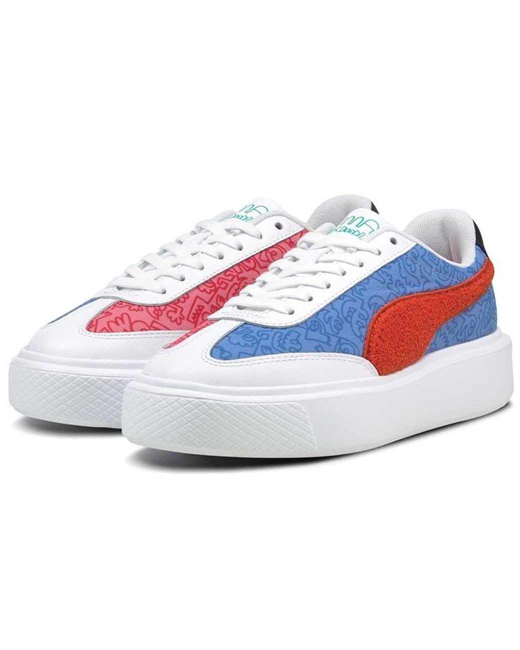 PUMA Blue (Wmns) Mr. Doodle X Oslo Maja 'Ultramarine American Beauty'