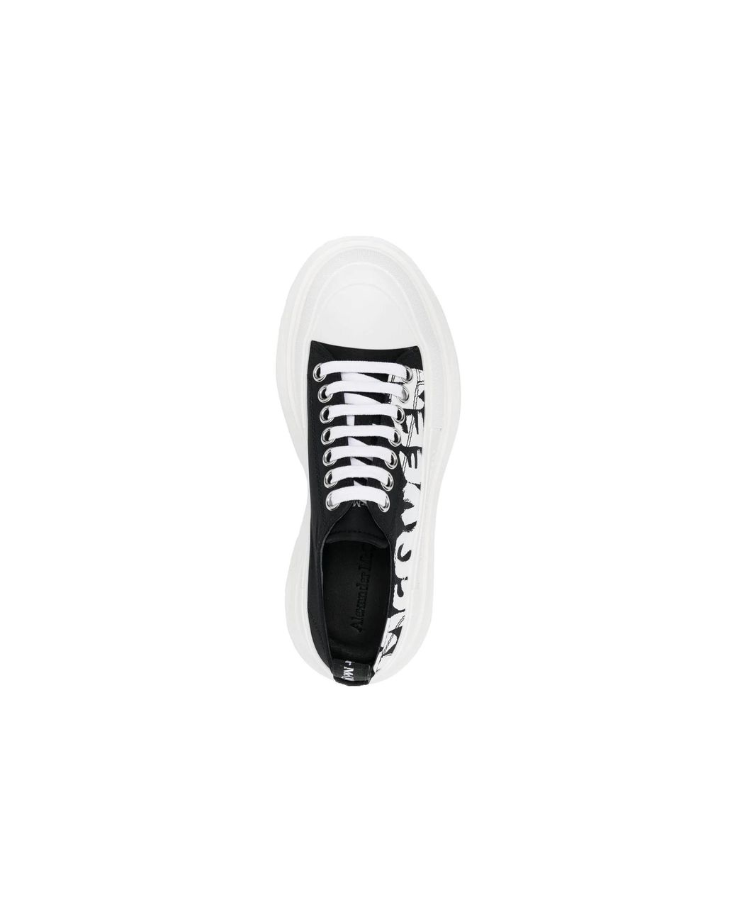 McQueen White (Wmns) Tread Slick Low Lace Up Graffiti Shoes