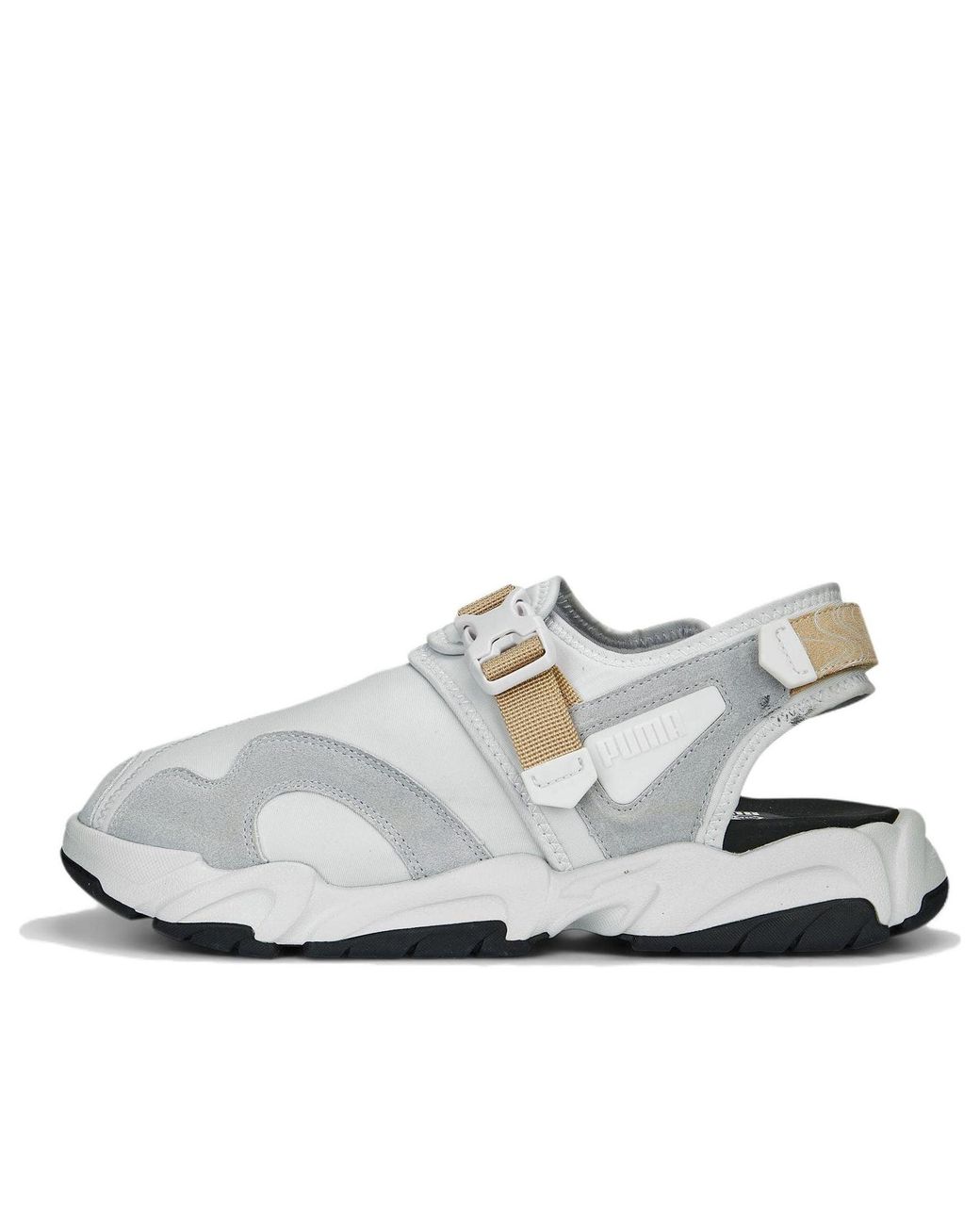 PUMA White Ts-01 Retro Sandals 'Feather' for men