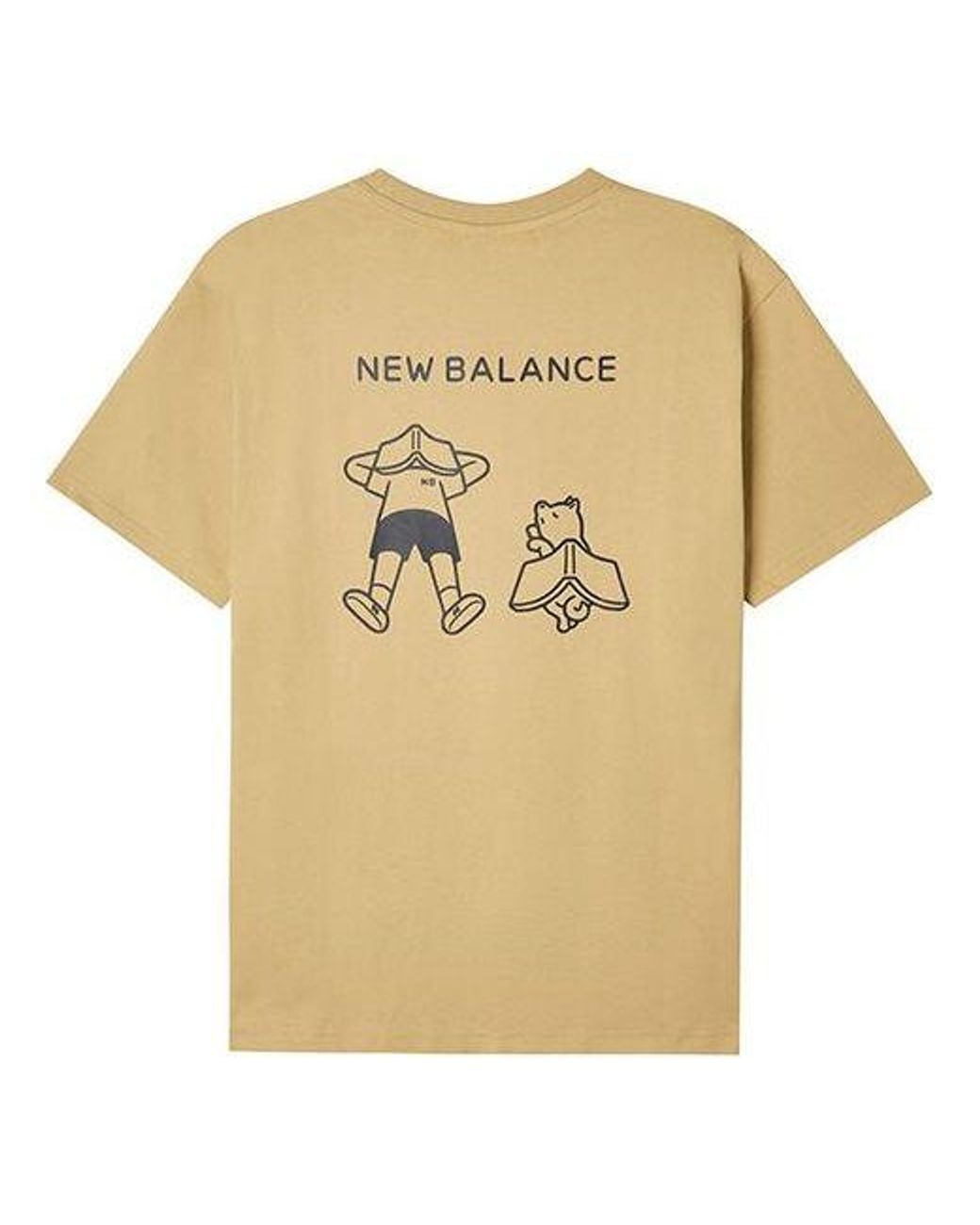 New Balance Natural X Noritake Crossover Funny Pattern Sports Round Neck Short Sleeve