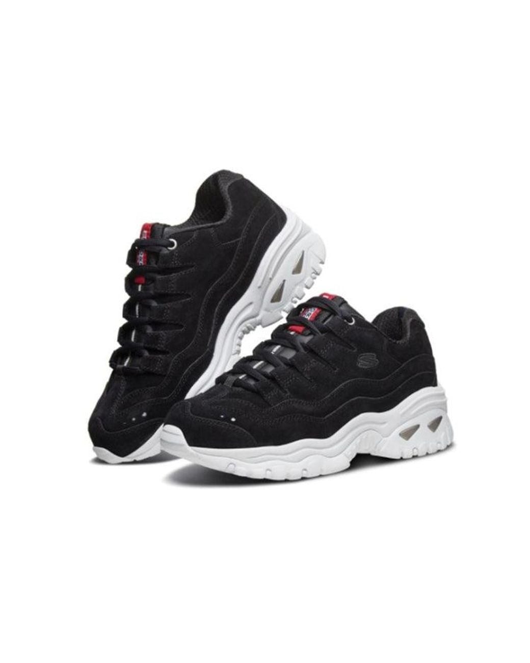 Skechers Black (Wmns) Energy Low-Top Running Shoes