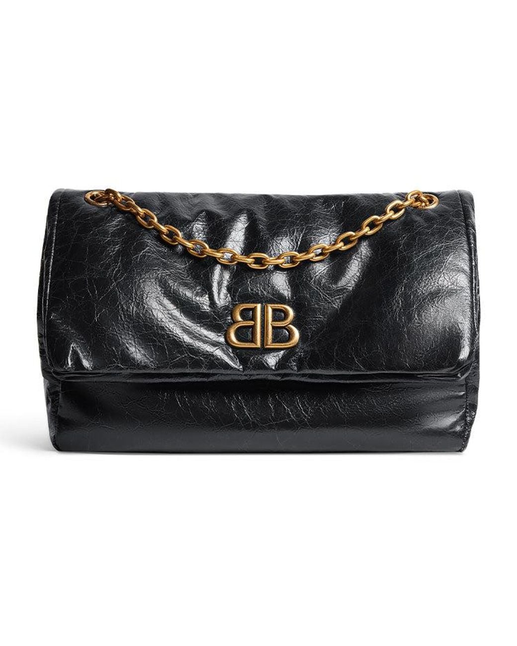 Balenciaga Black (Wmns) Monaco Medium Chain Bag