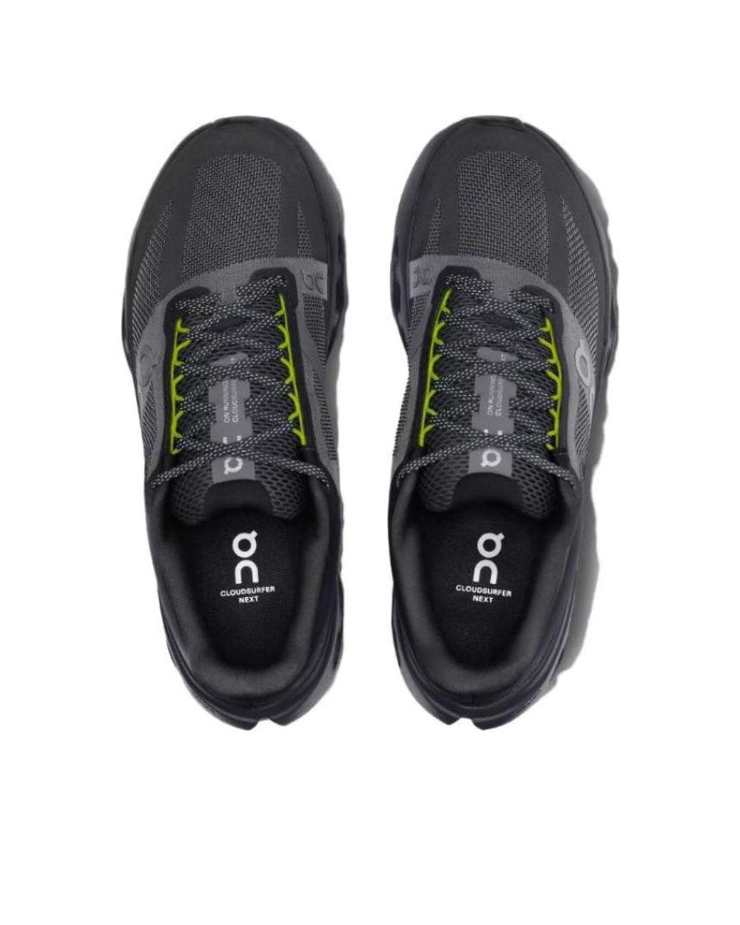 On Shoes Black Cloudsurfer Next Lumos Iron'