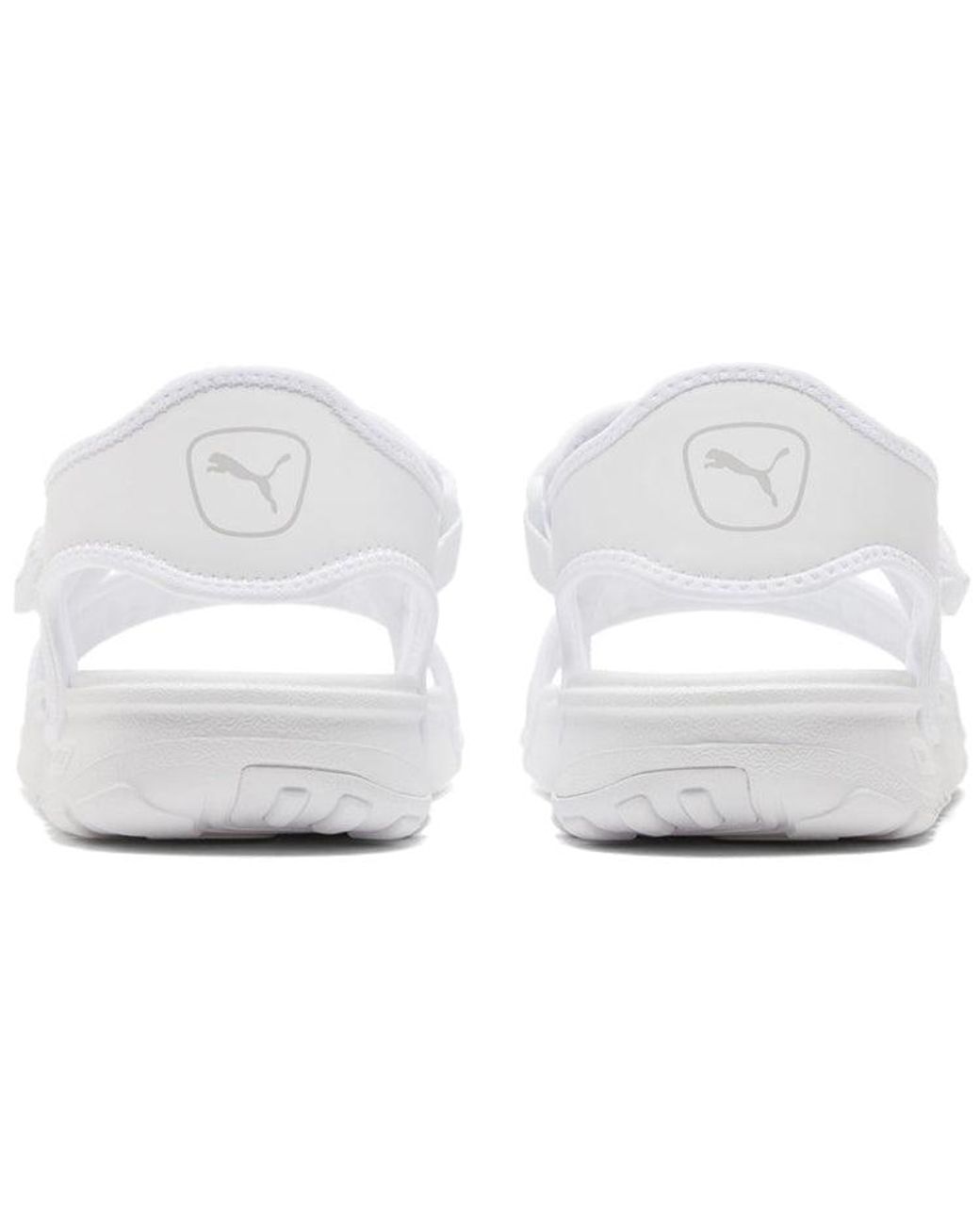 PUMA White Softride Sandal for men