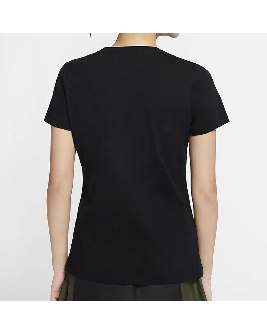 Nike Black (Wmns) Slogan Logo Solid Color Training