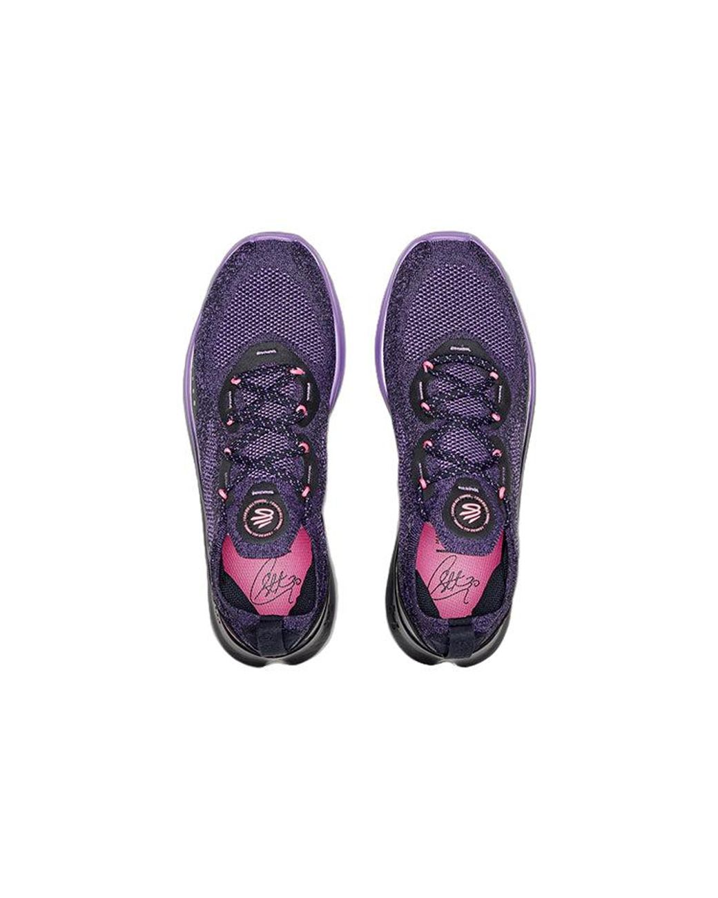 Under Armour Blue Curry Flow Go Grape' for men
