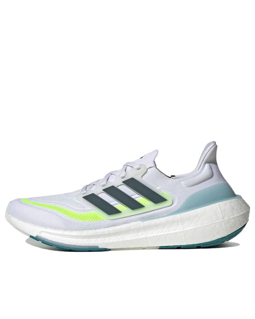 Adidas Blue Ultraboost Light Running Shoes 'Cloud Arctic Night Lucid Lemon' for men