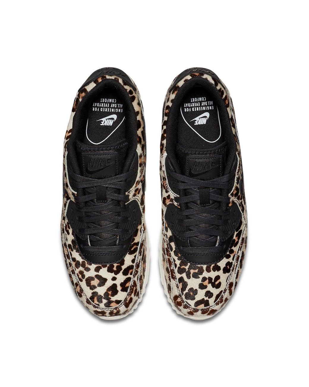 Nike Black (Wmns) Air Max 90 'Leopard'