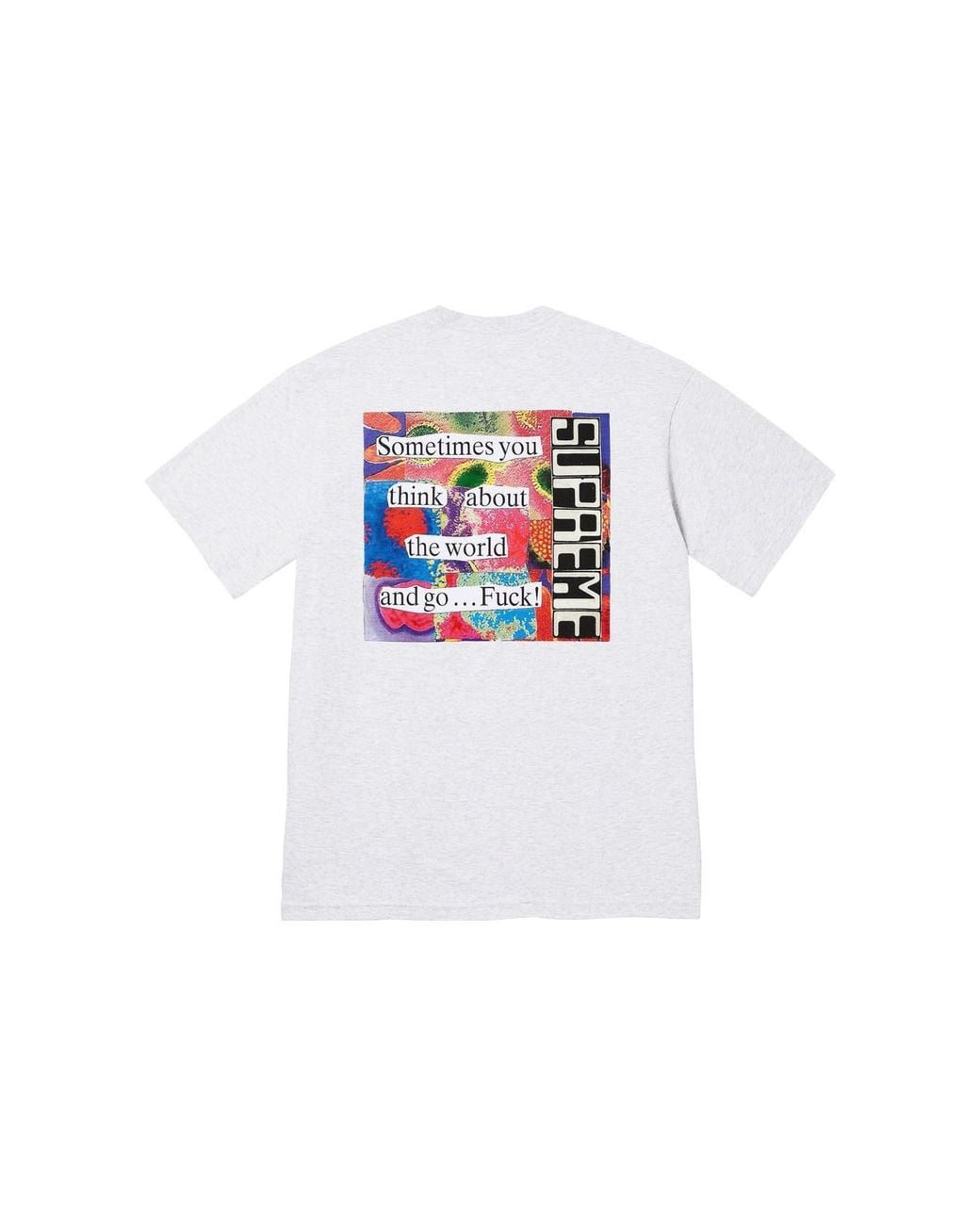 Supreme White Fw23 Week7 Static T-Shirt for men