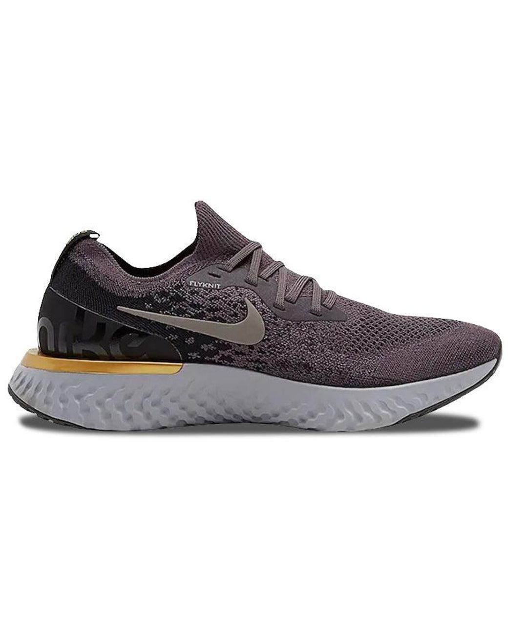 Nike Brown Epic React Flyknit 'Thunder' for men