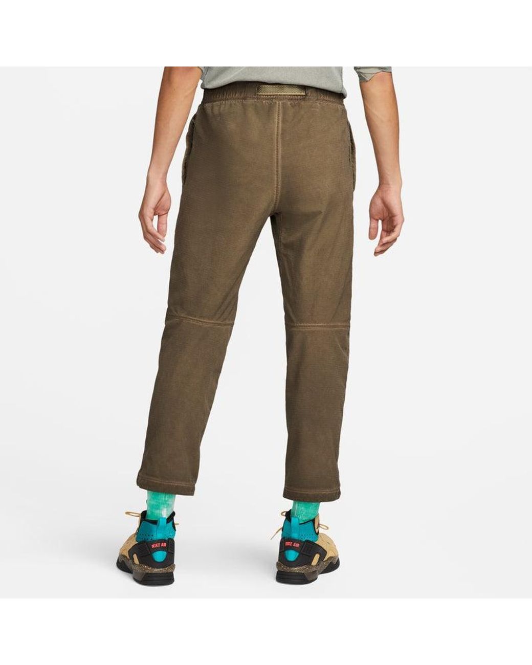 Nike Brown Acg Ease Solid Color Loose Lacing Cropped Pants Asia Sizing 'Tan' for men