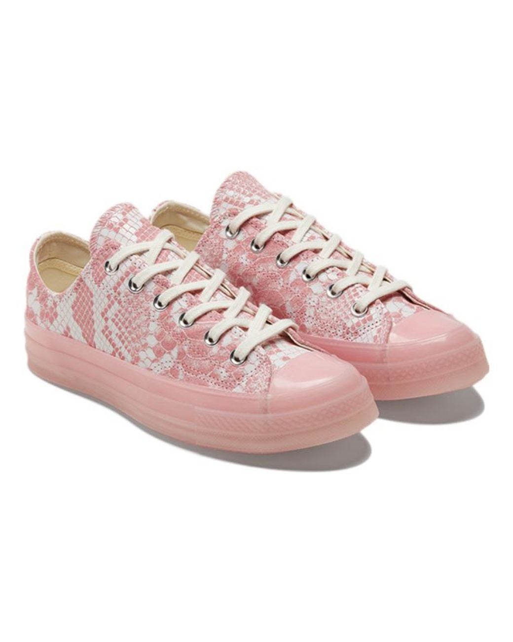 Converse Pink Golf Wang X Chuck 70 Low Python' for men