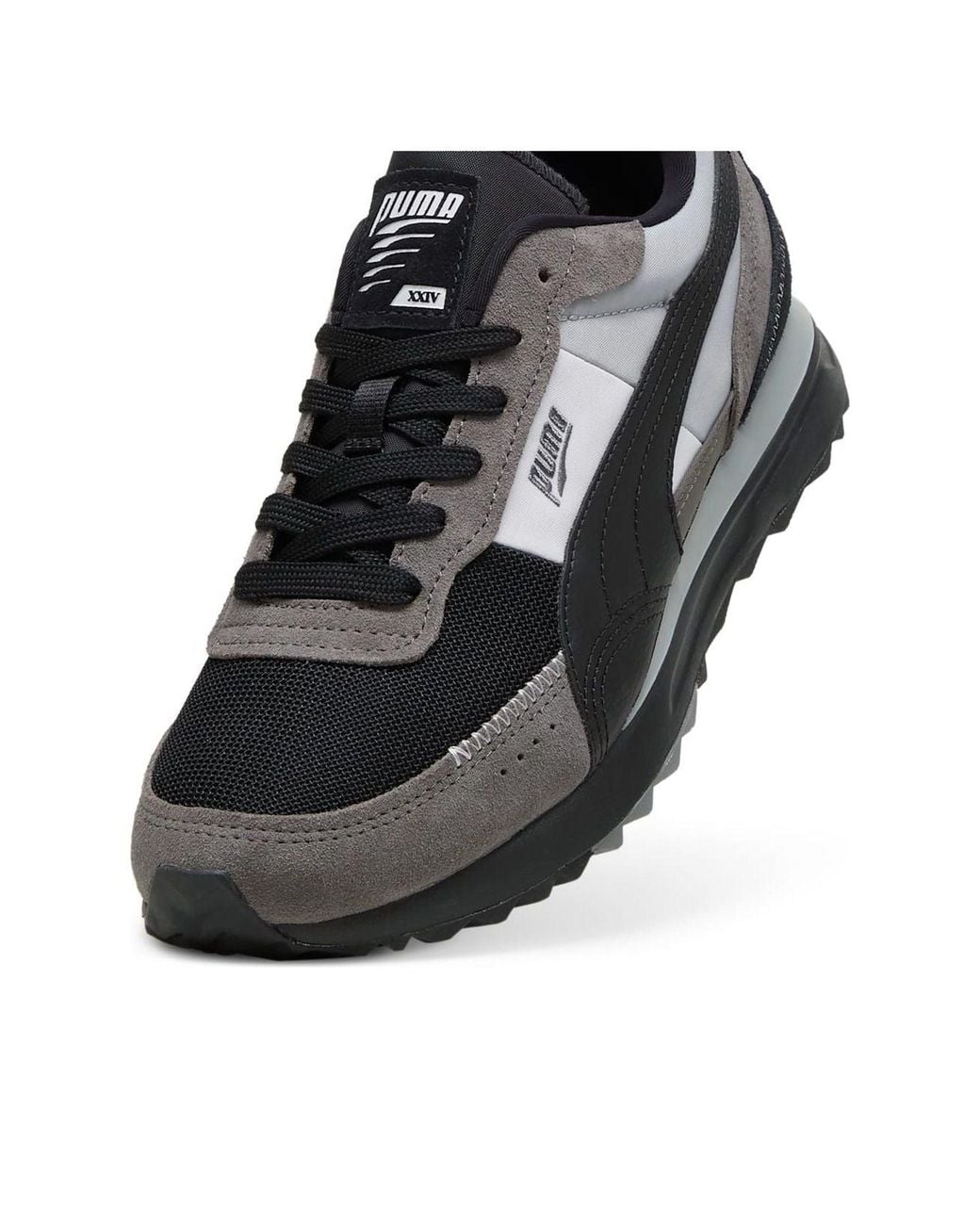 PUMA Black Road Rider Sd Cool Mid' for men