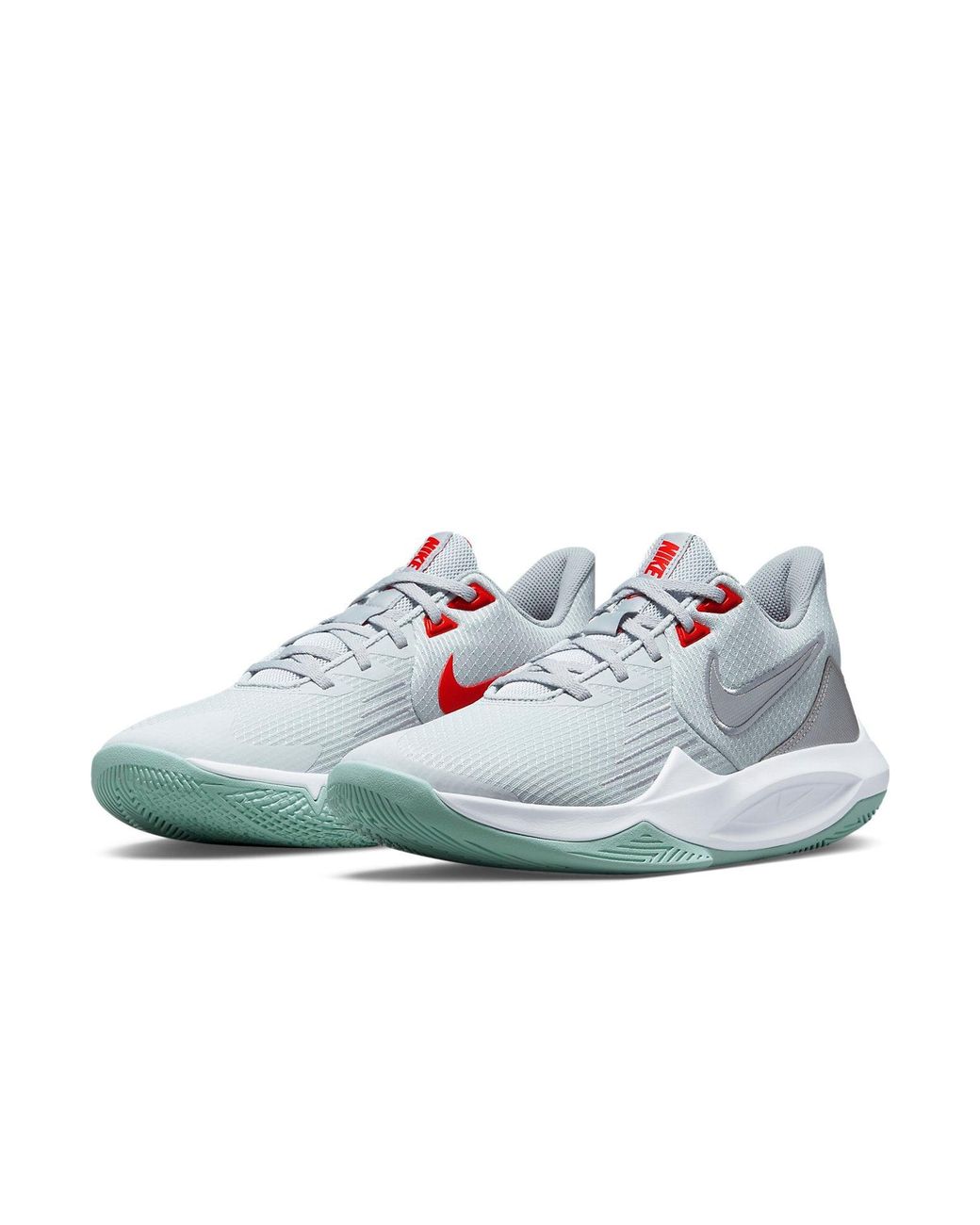 Nike Blue Precision 5 'pure Platinum Metallic Silver' for men