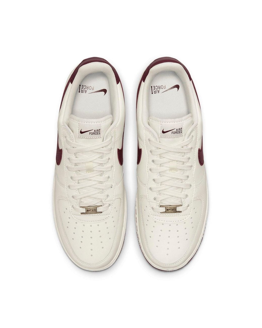 Nike White Air Force 1 '07 Craft 'Dark Beefroot' for men