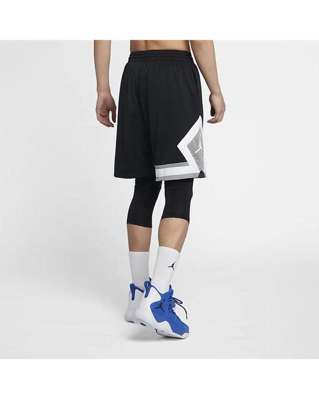 Nike Black Drawstring Casual Sports Shorts for men