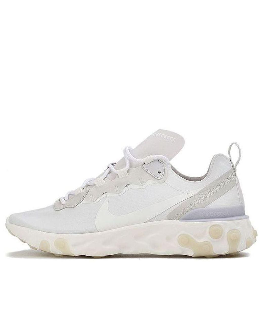 Nike White React Element 55 'Platinum Tint' for men