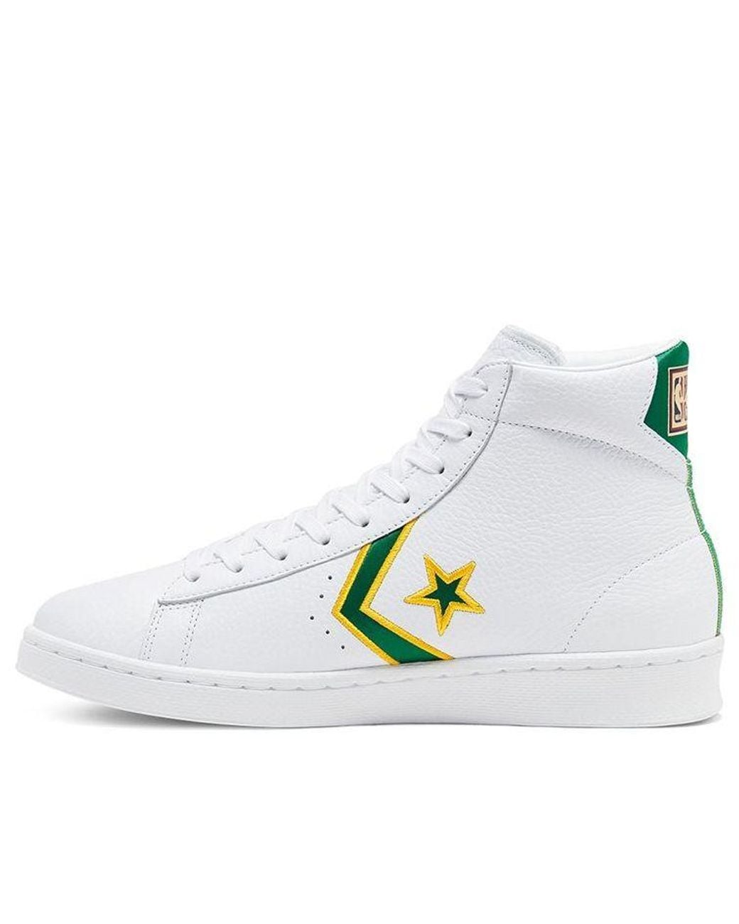 Converse White Pro Leather Mid 'Boston Celtics' for men