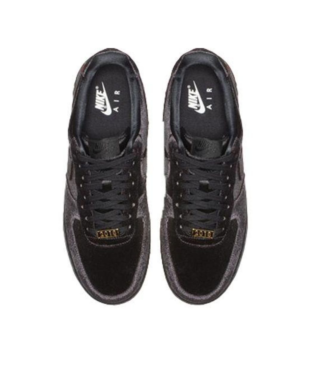 air force 1 black velvet rose