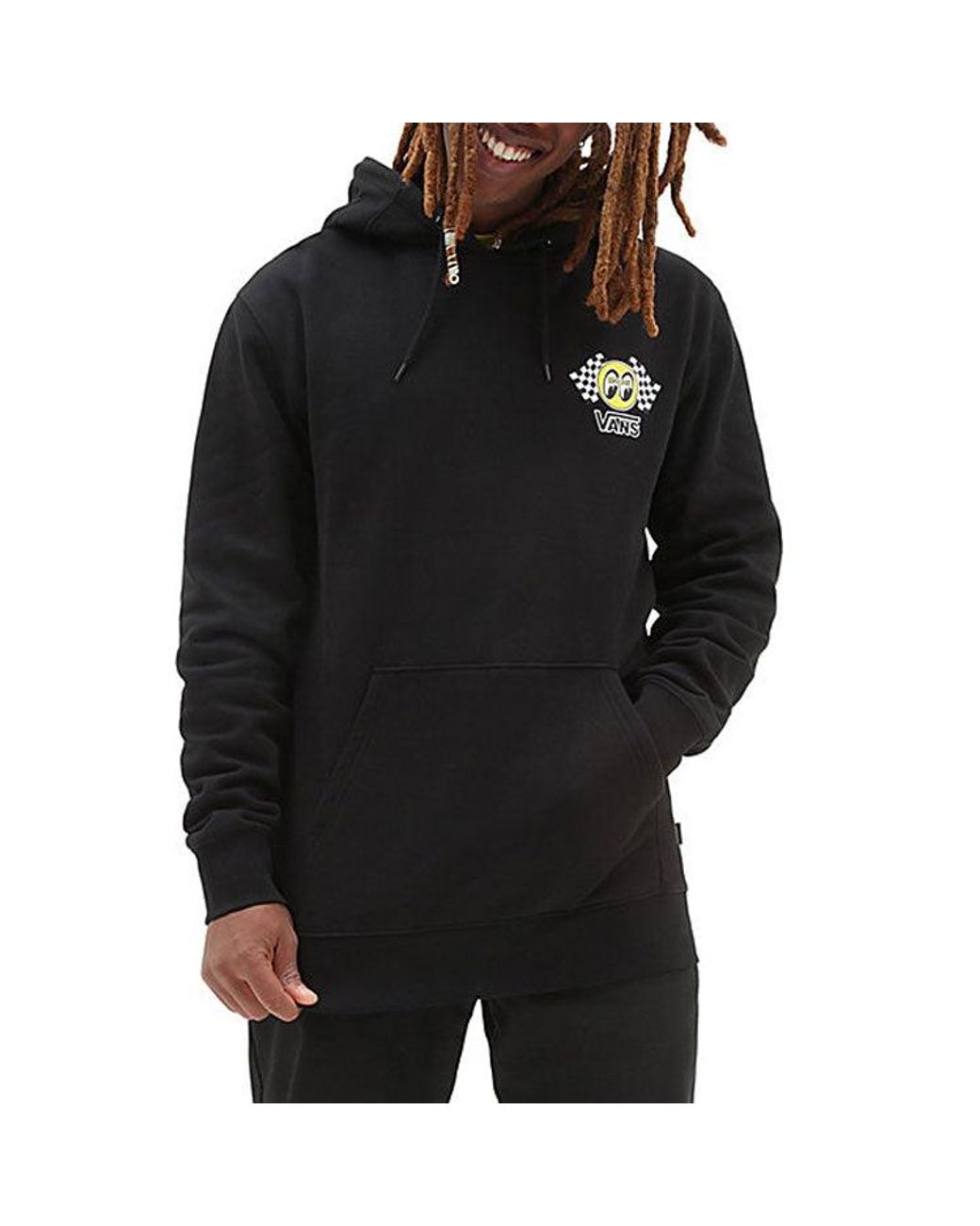 Vans Black X Mooneyes Fleece Pullover Hoodie for men