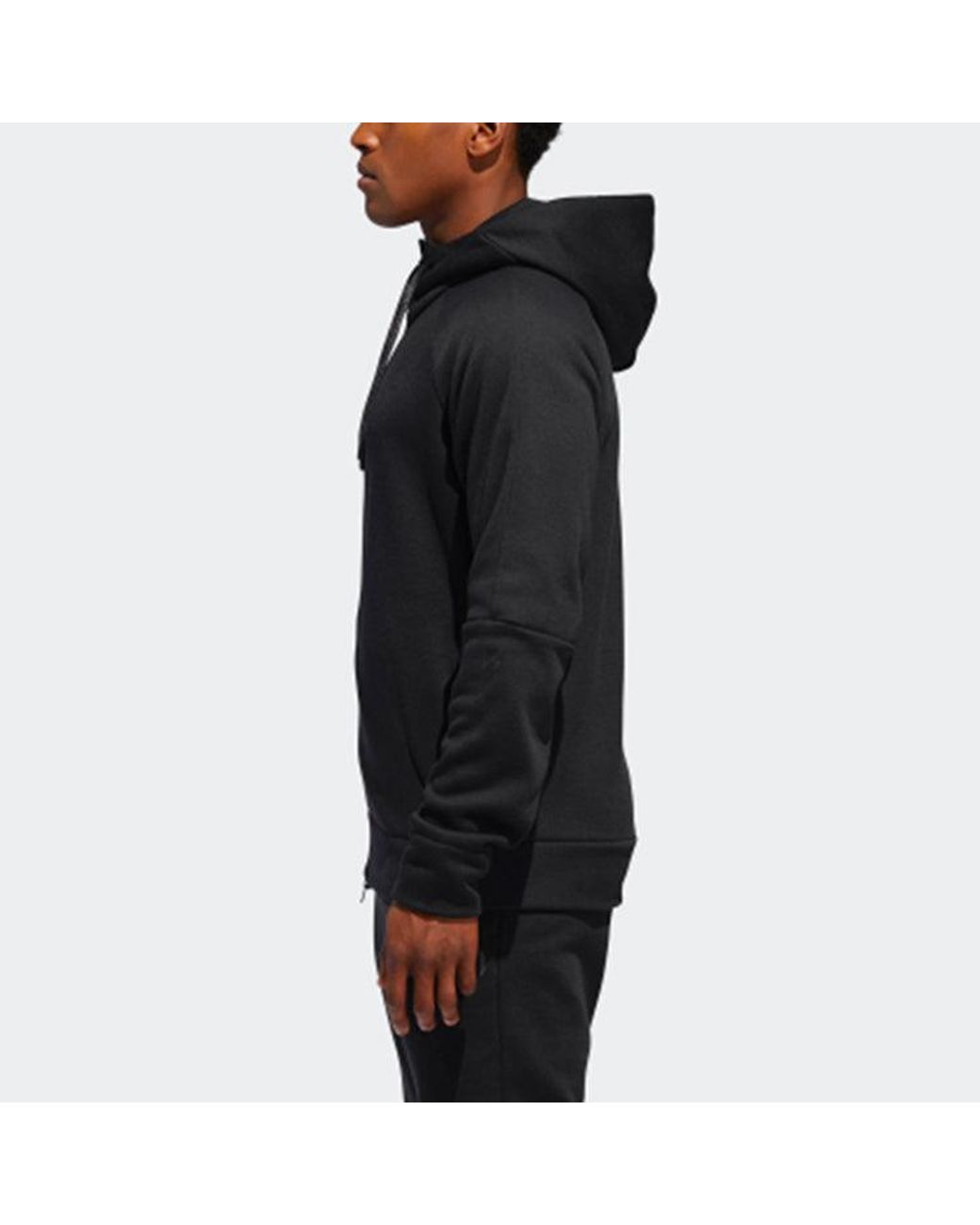 Adidas Black Hrdn Cml Shter Basketball Sports Hooded Jacket for men
