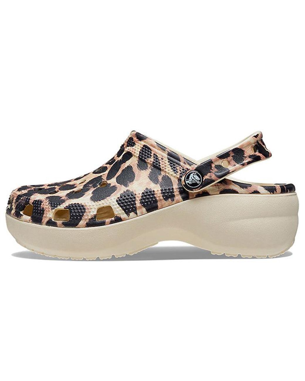 CROCSTM Brown (Wmns) Classic Platform 'Leopard'